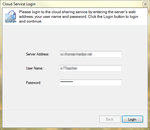 Cloud Service Login